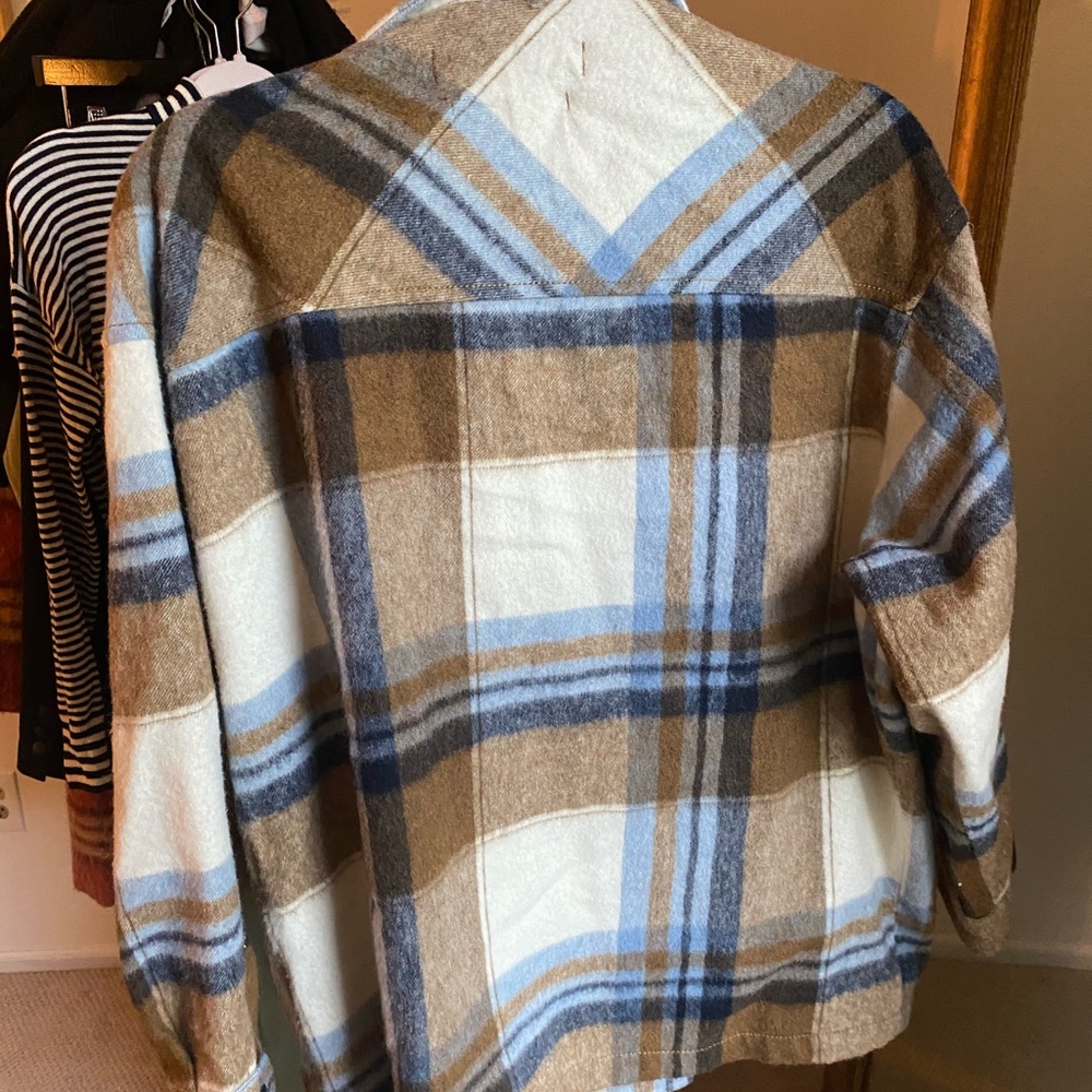 Zara Plaid Shacket - Picture 3 of 3